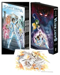 Coffret en 3 volumes : Tome 1, Ikki dans les flammes du destin ; Tome 2, Shun et la chaîne du souvenir ; Tome 3, Hyôga entre feu et glace