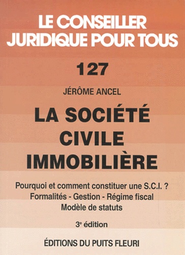 Jérôme Ancel - La société civile immobilière.