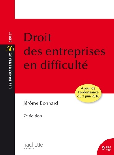 Jérôme Bonnard - Droit des entreprises en difficulté.