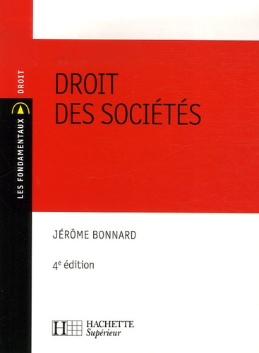 Jérôme Bonnard - Droit des sociétés.