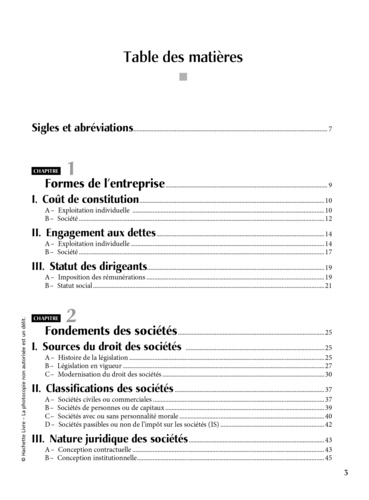 Droit des sociétés  Edition 2018-2019