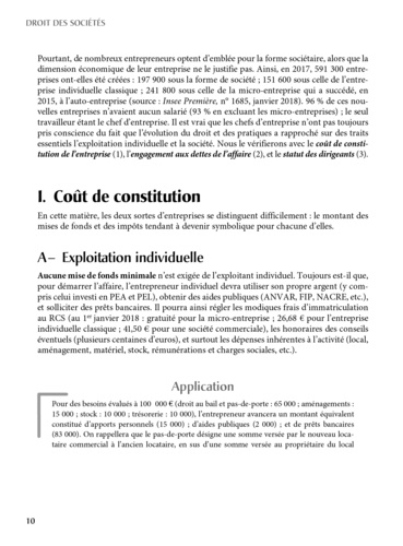 Droit des sociétés  Edition 2018-2019