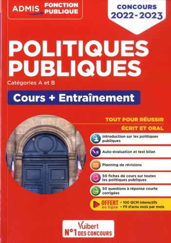 Politiques publiques Catégories A et B. Cours + Entraînement  Edition 2022-2023