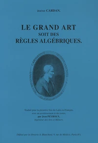 Le Grand art soit des règles algébriques