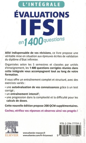 Evaluations IFSI en 1400 questions