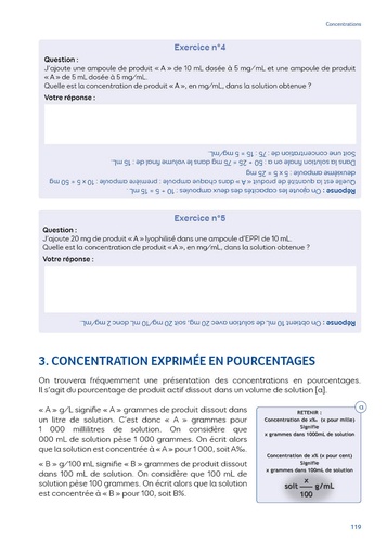 Calculs de doses et de débits. De l'initiation à la pratique 3e édition