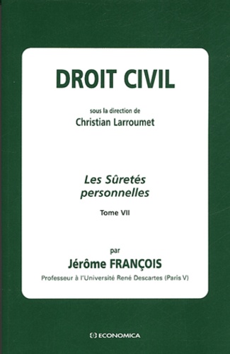 Jérôme Francois - Les Sûretés personnelles.
