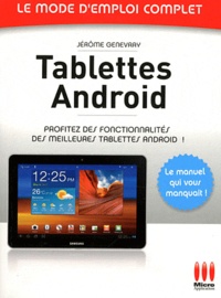 Jérôme Genevray - Tablettes Android.