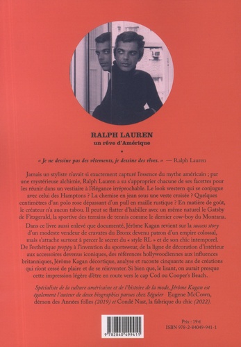 Ralph Lauren. Un rêve d'Amérique