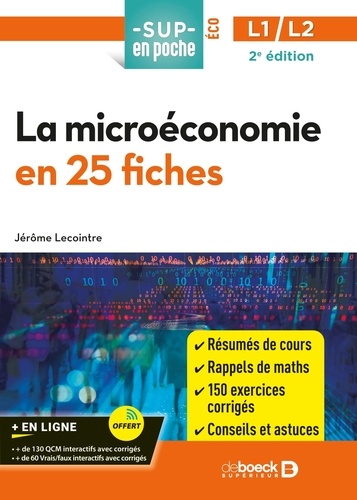 La microéconomie en 25 fiches 2e édition