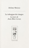 Jérôme Meizoz - Le Toboggan des images - Lecture de Jean-Marc Lovay.