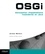 OSGi. Conception d'applications modulaires en Java