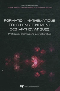 Formation mathématique pour l'enseignement des mathématiques