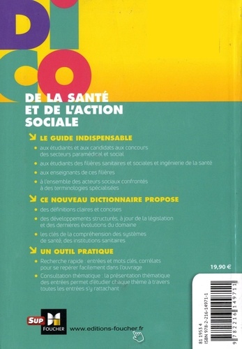 Dico de la santé et de l'action sociale 4e édition