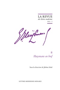 Jérôme Solal - Huysmans en bref.