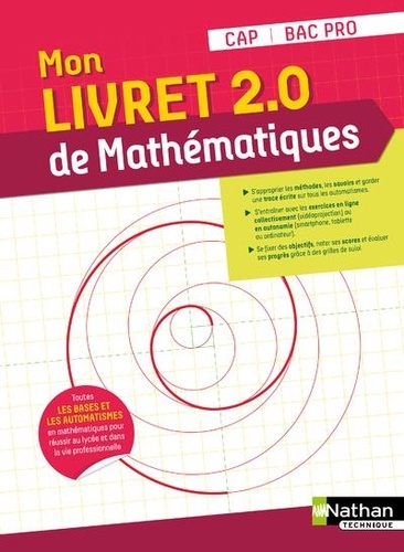 Jessica Estevez-Brienne et Laetitia Fortin - Mon livret 2.0 de Mathématiques - CAP - BAC PRO.