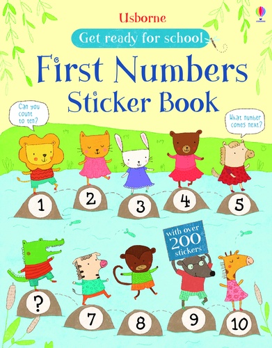 Jessica Greenwell - First numbers sticker book.