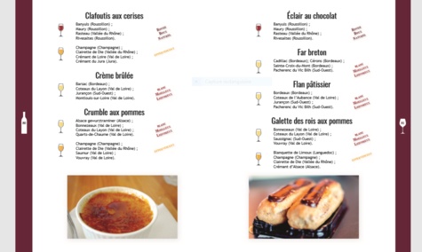 Le catalogue des accords mets et vins. Tome 1, Cuisine traditionnelle française