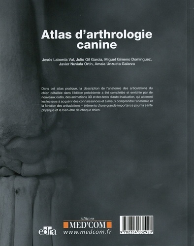 Atlas d'arthrologie canine