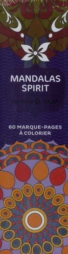 Jesus Sanz - Mandala Spirit - 60 marque-pages à colorier.