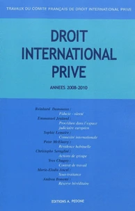 Travaux du Comité français de droit international privé