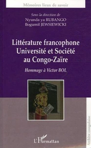 Littérature francophone, Université et société au Congo-Zaïre