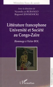 Littérature francophone, Université et société au Congo-Zaïre