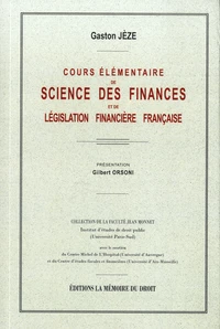 Cours élémentaire de science des finances et de législation financière française