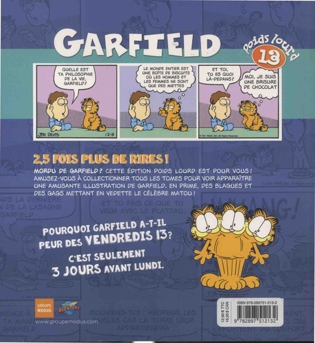 Garfield, poids lourd Tome 13