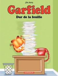 Garfield dur de la feuille
