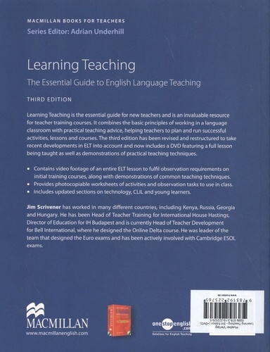 Learning Teaching. The Essential Guide to English Language Teaching 3rd edition -  avec 1 DVD