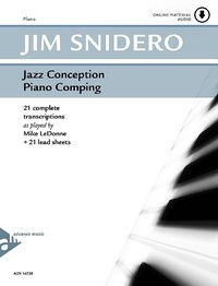 Jim Snidero - Jazz Conception  : Jazz Conception Piano Comping - 21 complete transcriptions as played by Mike LeDonne + 21 lead sheets. piano..
