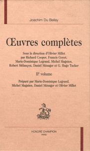 Joachim Du Bellay - L'olive et quelques autres oeuvres poétiques 2e volume - Oeuvres complètes.