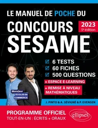 Le manuel de poche du concours SESAME