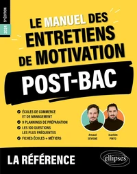 Le manuel des entretiens de motivation POST-BAC