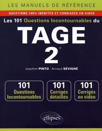 Joachim Pinto et Arnaud Sévigné - Les 101 questions incontournables du TAGE 2.