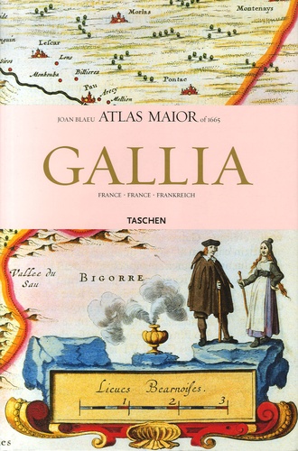 Joan Blaeu et Peter Van der Krogt - Gallia - Atlas Major de 1665.