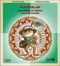 Joane Michaud - Mandalas personnages et créatures fantastiques.