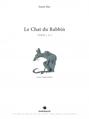 Le Chat du Rabbin Tomes 1 à 5