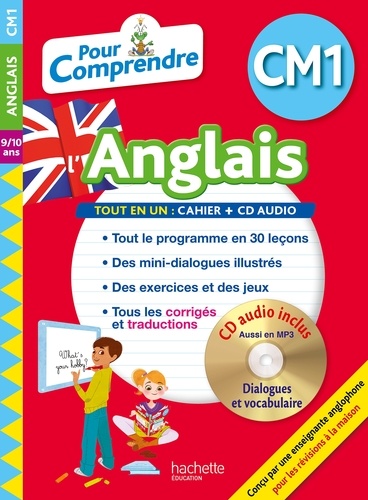 Pour comprendre l'anglais CM1  Edition 2018 -  avec 1 CD audio