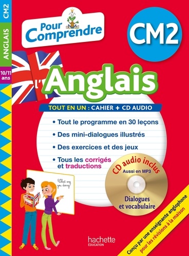 Pour comprendre l'anglais CM2  Edition 2018 -  avec 1 CD audio