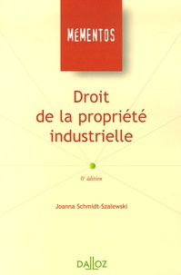 Joanna Schmidt-Szalewski - Droit de la propriété industrielle.