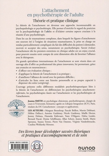 L'attachement en psychothérapie de l'adulte. Théorie et pratique clinique