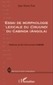 Joao Maria Futi - Essai de morphologie lexicale du Cisuundi du Cabinda (Angola).