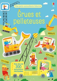 Télécharger des livres électroniques amazon sur ordinateur Grues et pelleteuses  - Avec plus de 200 autocollants réutilisables (French Edition)