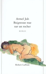 Baigneuse nue sur un rocher
