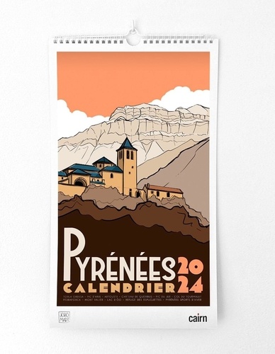  Jobomart - Calendrier 2024 Pyrénées.