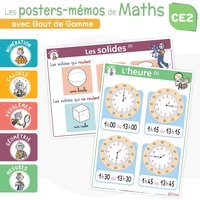 Laurence Lefèvre et Vincent Lefèvre - Les posters-mémos de Maths avec Bout de Gomme CE2.