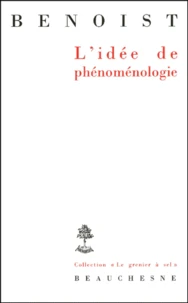 L'idée de phénoménologie