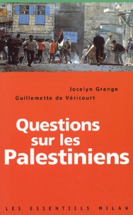 Jocelyn Grange et Guillemette de Véricourt - Questions Sur Les Palestiniens.